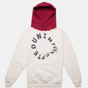 Wrapped Logo Hoodie White/Red